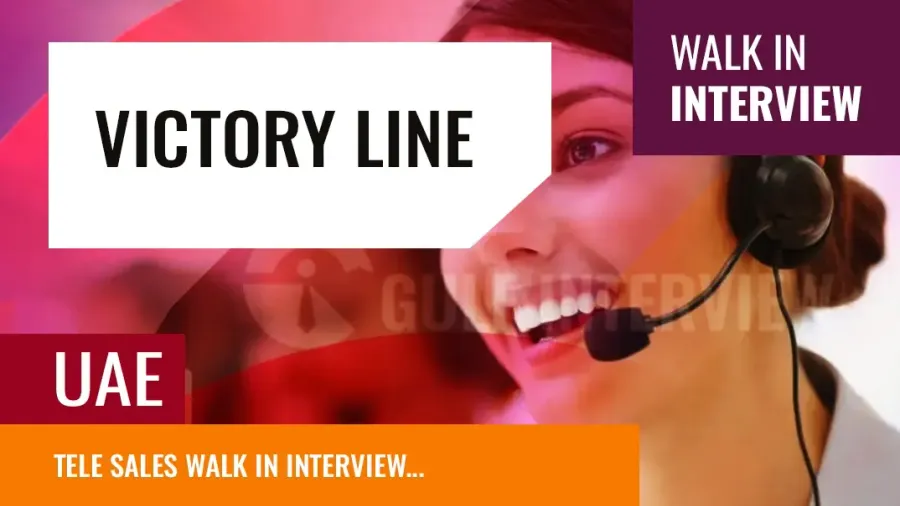 Telesales Agent Walk-in Interview | Full-time, Permanent Job | UAE