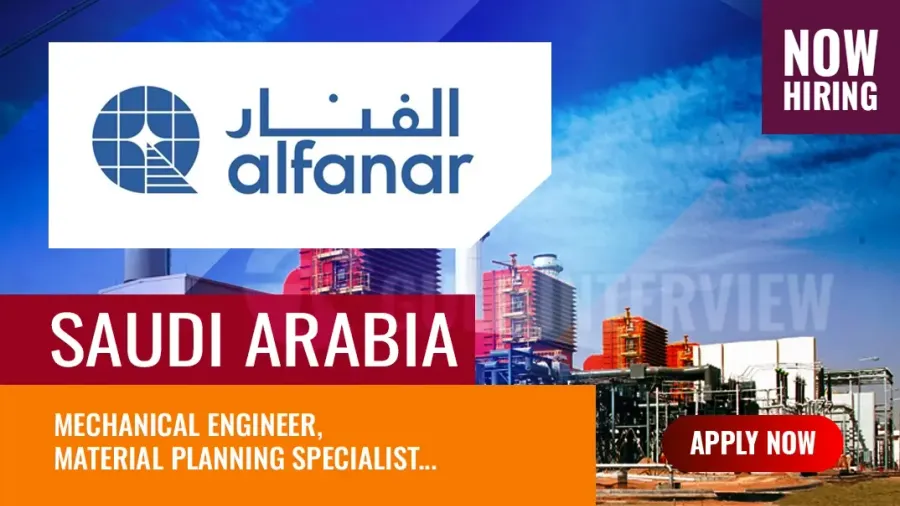 Alfanar Vacancies Saudi Arabia 2025 – Riyadh Hirings