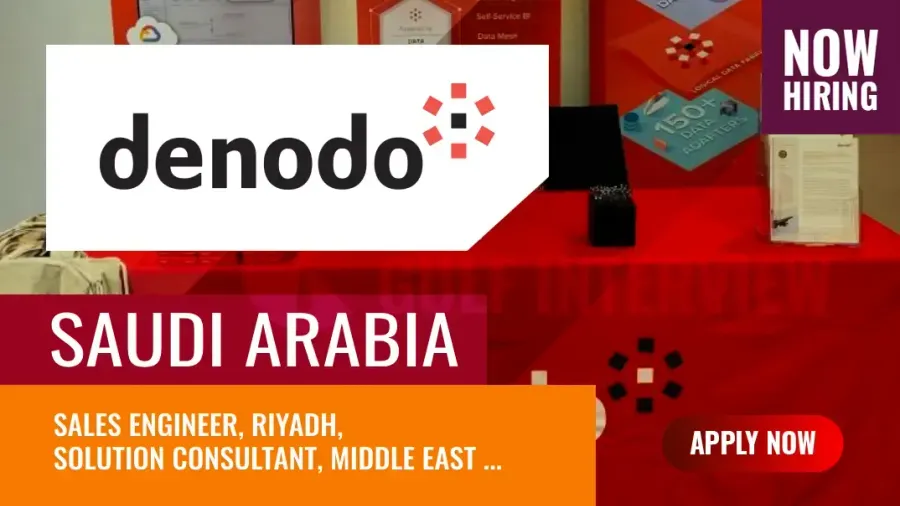 Denodo Job Vacancies Saudi Arabia, Engineers and Consultants