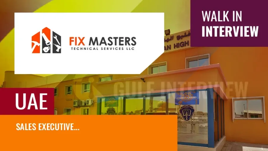Urgent Hiring: Sales Executive – Walk-In Interview, Dubai