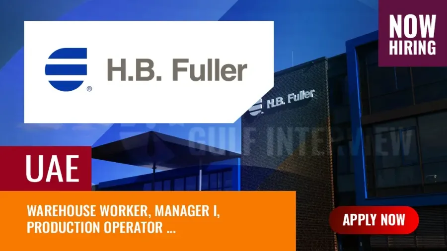 H.B. Fuller Jobs UAE: Vacancies at Chemical Manufacturing Co.