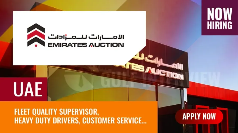 Emirates Auction Jobs UAE: High-Paying Roles, Apply Now