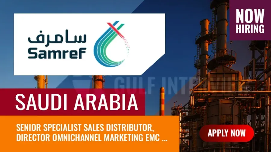 SAMREF Jobs Saudi Arabia, Aramco Mobil Refinery Vacancies