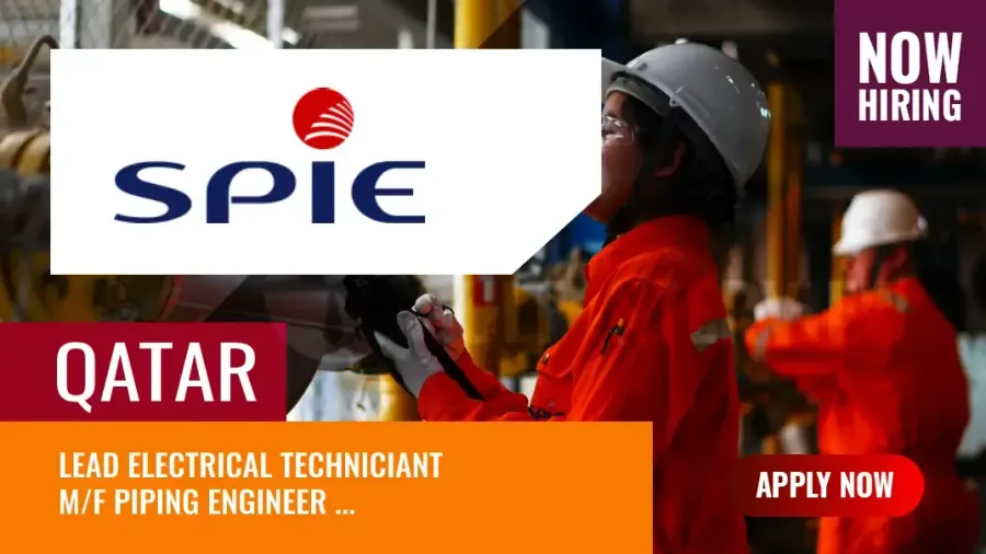 SPIE Jobs Qatar, Latest Vacancies at Energy Sector in Qatar