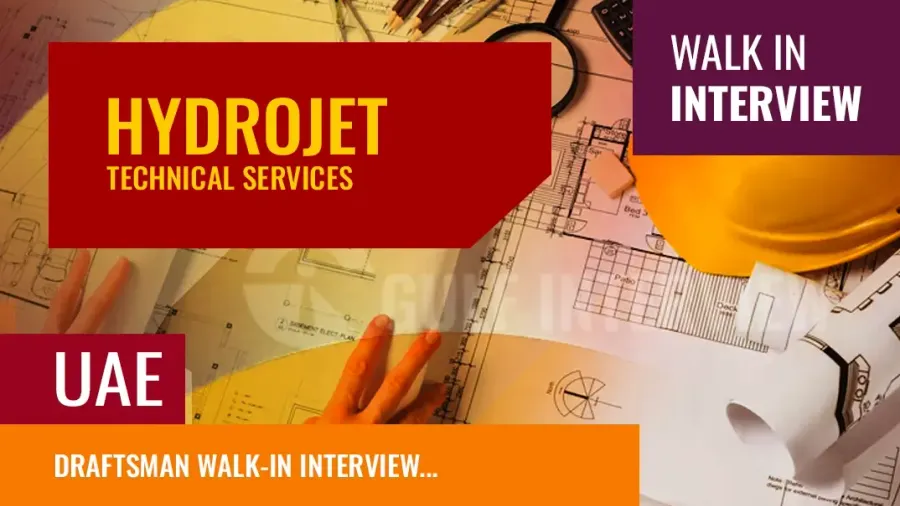Walk-In Interview for Experienced Draftsman – Dubai