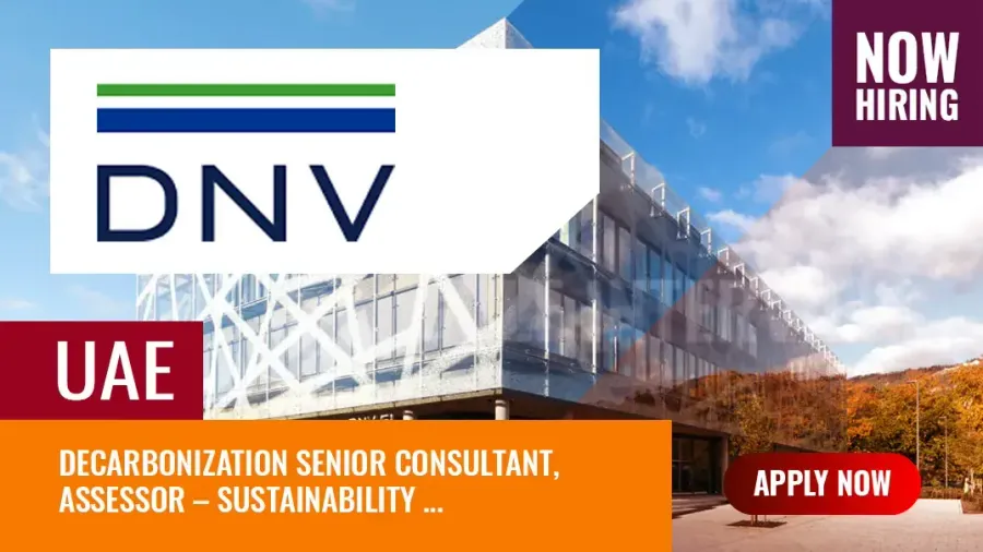 DNV Jobs UAE, Senior Consultant, Executive Vacancies