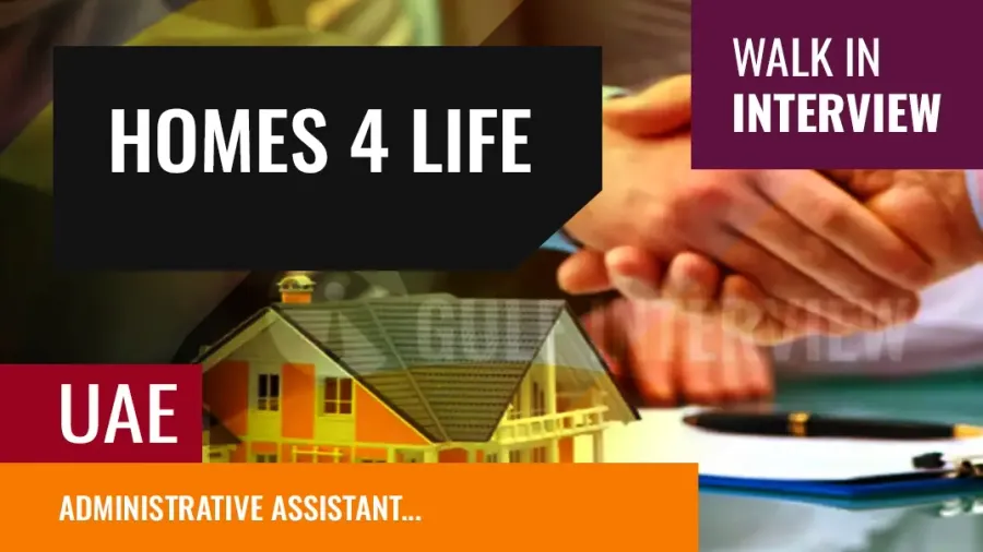 Walk-In Interview: Administrative Assistant (Real Estate/Property Mgt.)