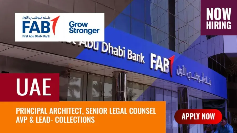 First Abu Dhabi Bank Jobs Vacancies UAE, Apply for Bank Jobs