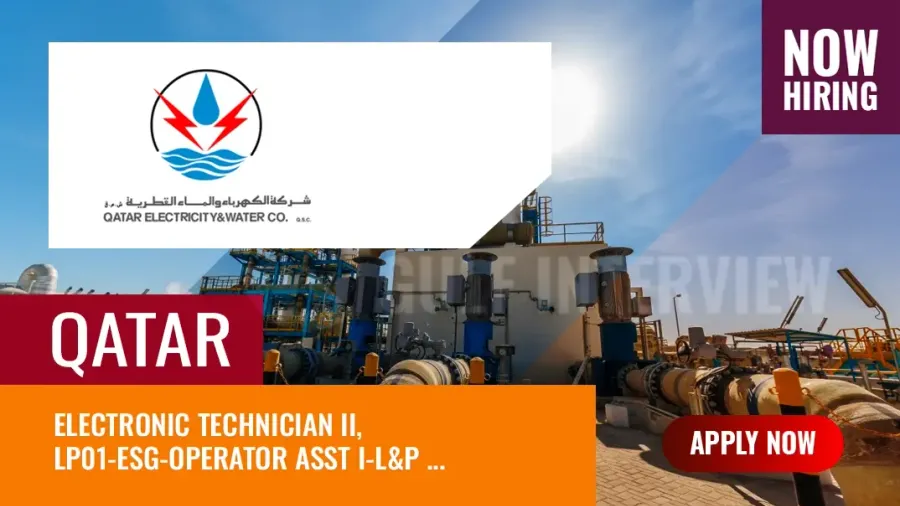 QEWC Jobs Qatar, Qatar Electricity and Water Company Hirings
