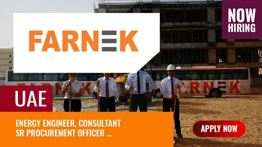 Farnek UAE Vacancies, Fresh Opportunities for Graduates