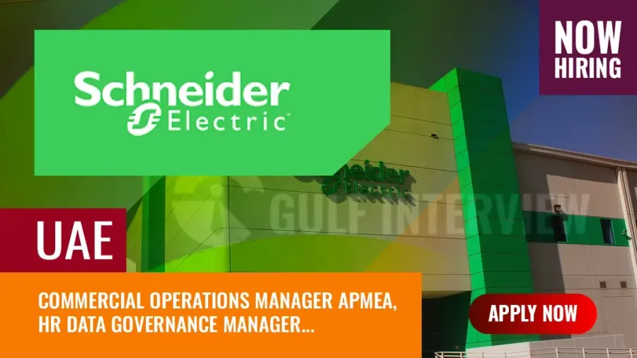 Schneider Electric UAE Vacancies: Remote Jobs Available