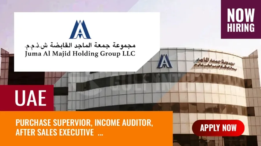 Juma Al Majid Holding Group Jobs UAE, 30 New Job Vacancies
