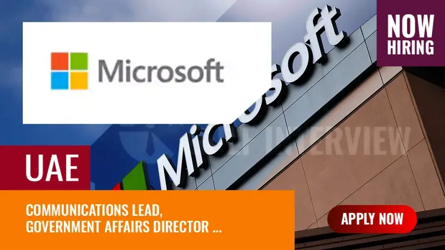 Microsoft Jobs UAE, Hiring Manager, and Specialists in UAE