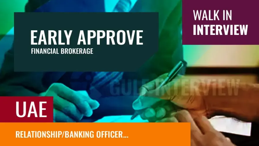 Banking Officer, Walk‑ In Interview — Dubai, UAE