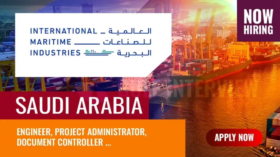 International Maritime Industries Jobs: Vacancies in Ras Al Khair