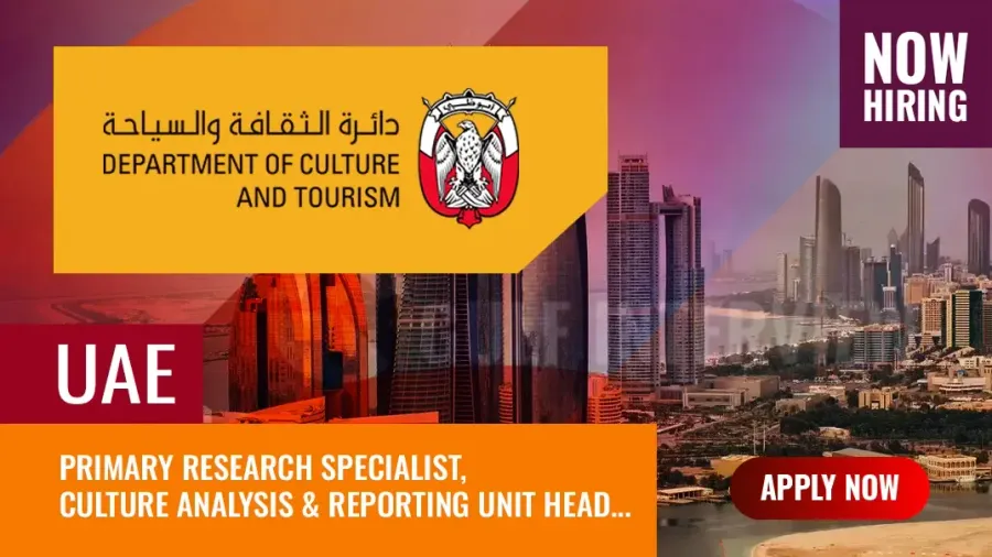 Department of Culture and Tourism – Abu Dhabi Vacancies - Apply