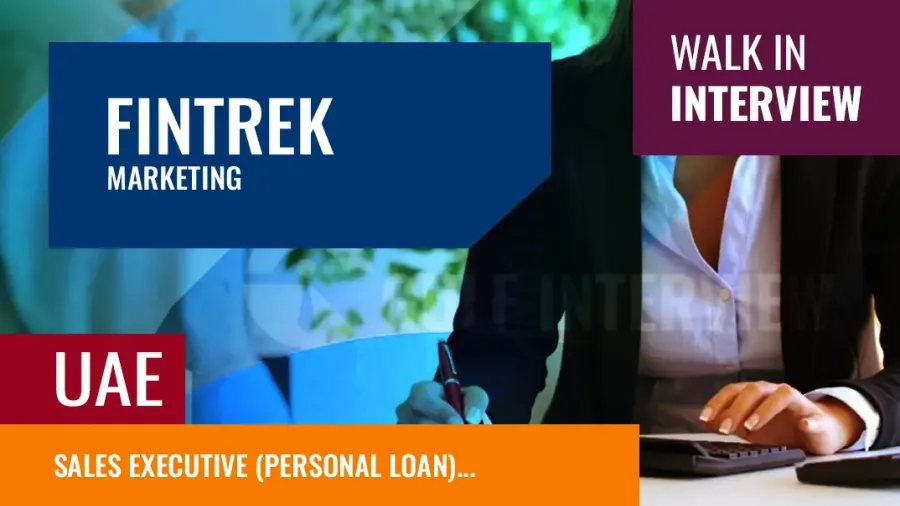 Sales Executive (Personal Loan) Interview at Fintrek Marketing