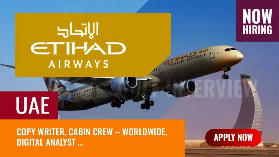 Etihad Airways Jobs UAE, Latest Job Vacancies in Abu Dhabi