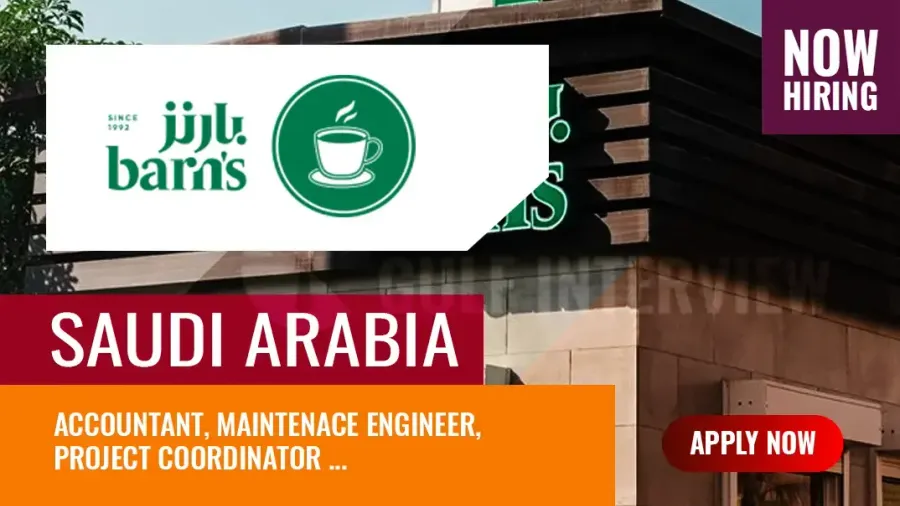 Barns Jobs Saudi Arabia, Apply for the Latest Vacancies