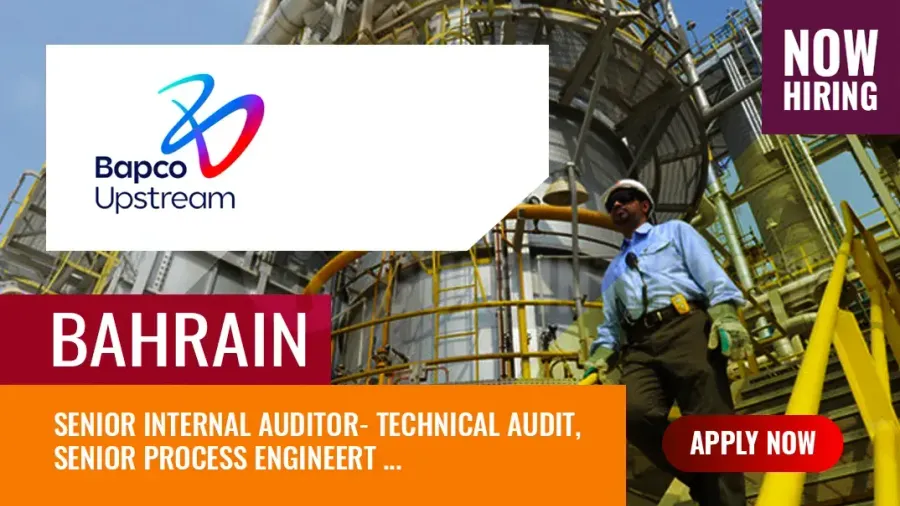 Bapco Upstream Vacancies, Apply for Openings in Bahrain