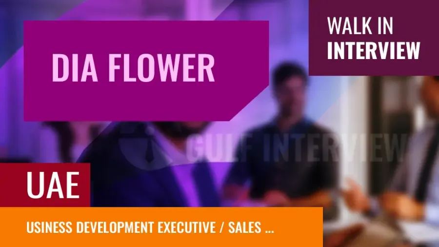 Business Development Executive / Sales Interview Dubai