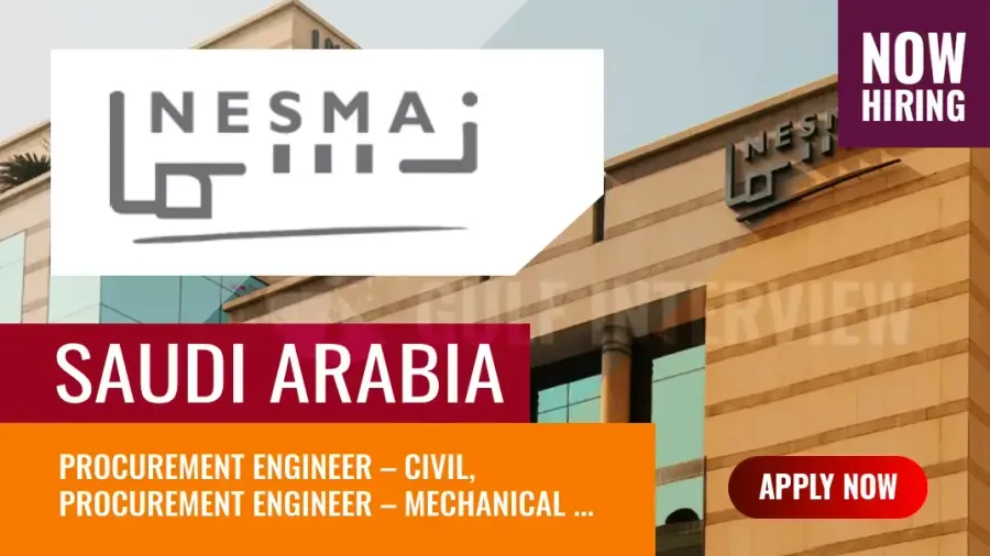 Nesma Holding Saudi Vacancies, Multiple Engineers Posts Vacant