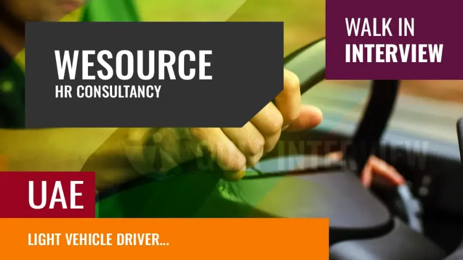 Light Vehicle Driver Hiring in Dubai – Manual License Must!