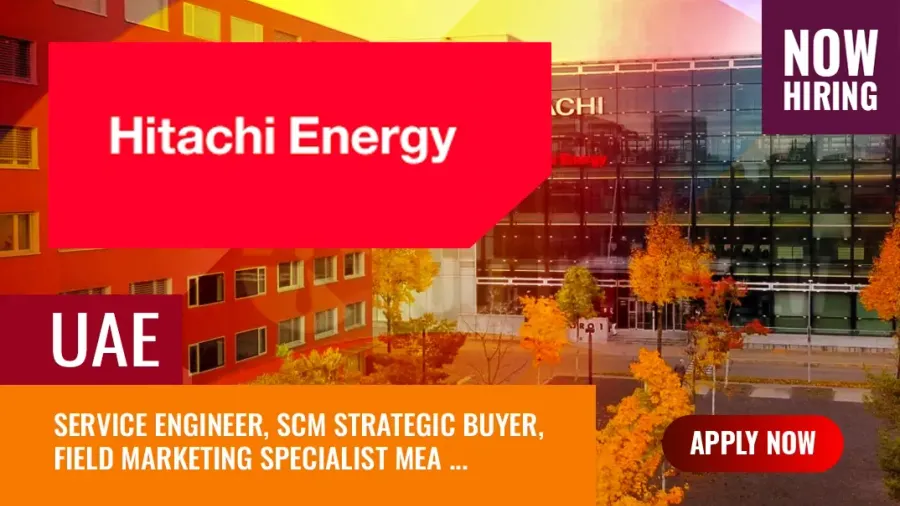 Hitachi Energy Jobs UAE: Vacancies in Dubai and Abu Dhabi