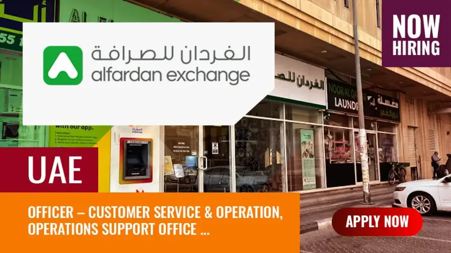 Al Fardan Exchange Jobs Dubai: Hiring Finance Graduates