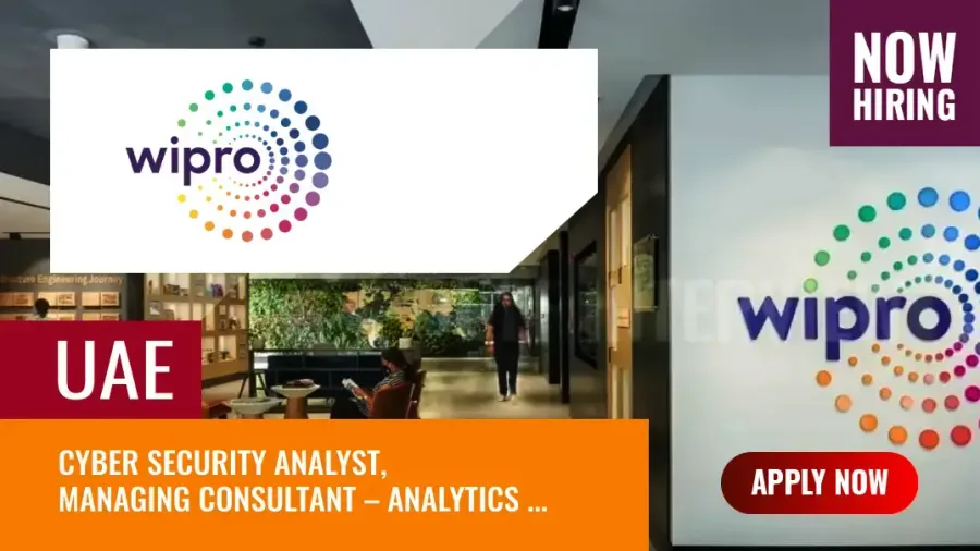 Wipro Jobs Dubai, Apply for latest Vacancies available in UAE