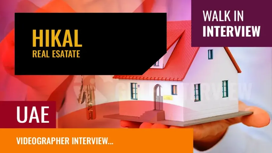 Walk-In Interview - Experienced Videographer in Dubai
