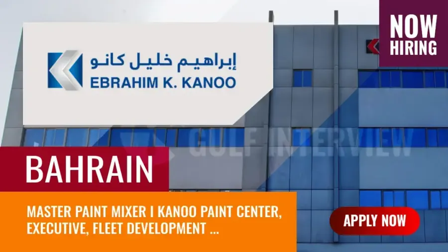 Ebrahim Khalil Kanoo Job Vacancies, Apply for Posts in Bahrain