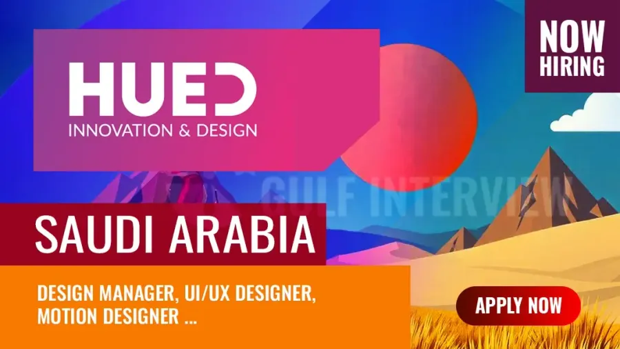 HUED Jobs Saudi Arabia: Vacancies for Designers and Consultants