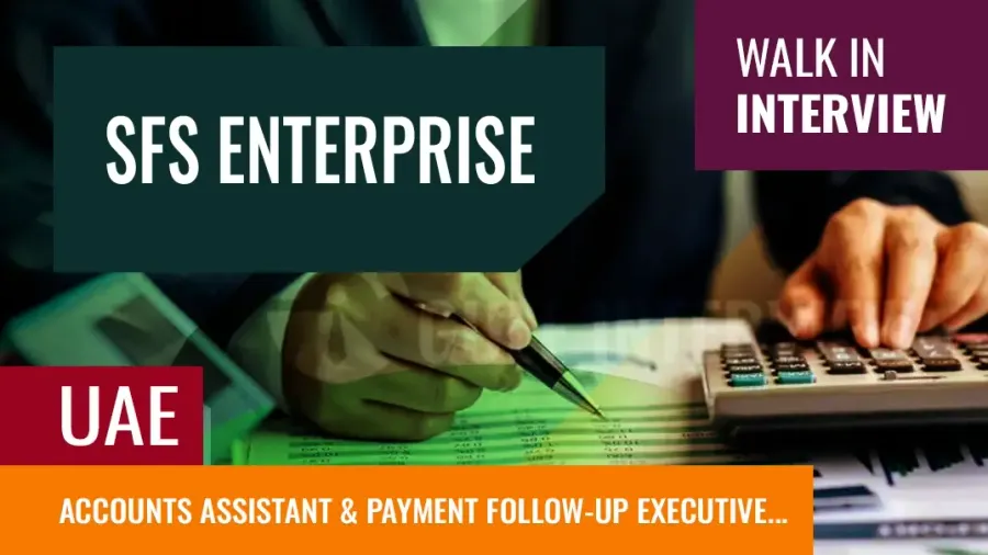 Accounts Assistant & Payment Follow-Up Executive – Walk-In Only