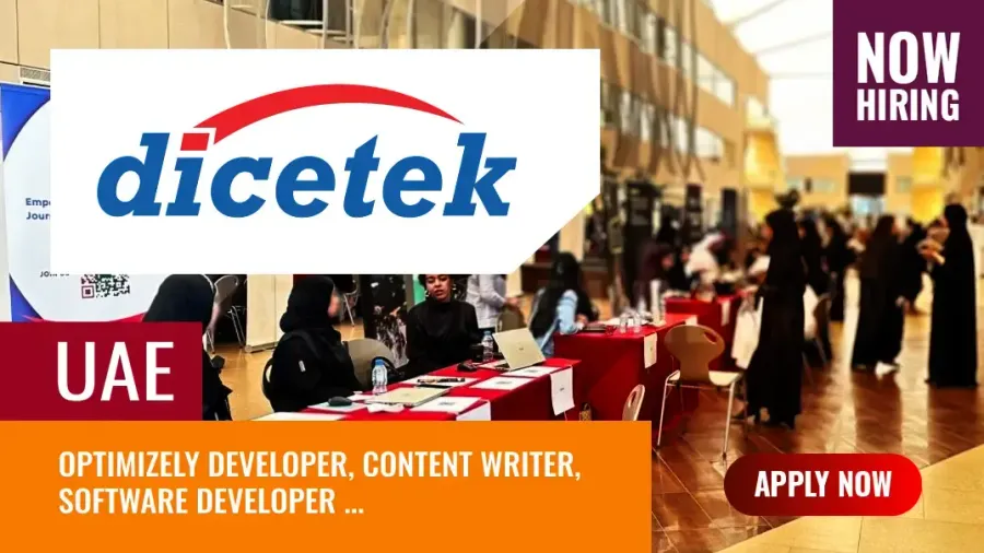 Dicetek LLC Vacancies, Inviting Applications for Posts in Dubai