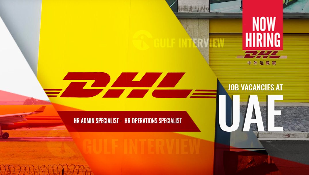 New HR specialists Job vacancies at DHL Dubai, UAE