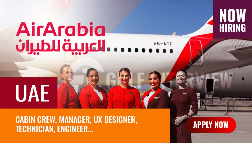 Air Arabia Careers in Sharjah New Jobs Vacancy 2024