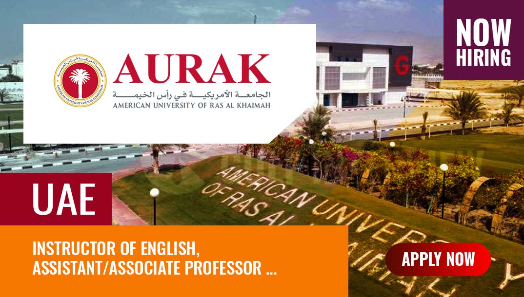 AURAK Job Vacancies UAE