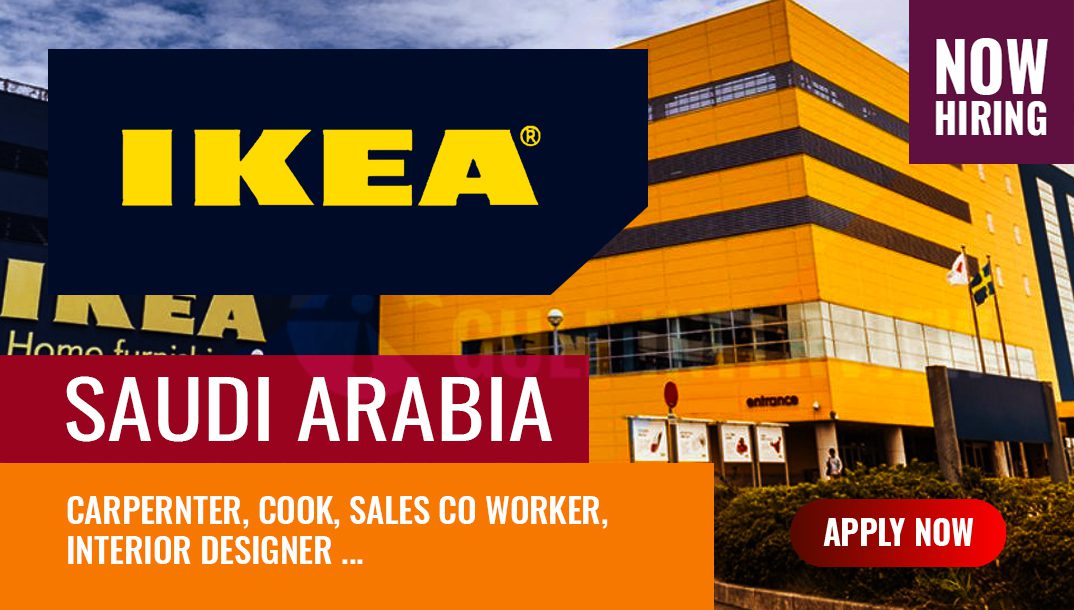 IKEA Jobs, New Saudi Vacancies, Apply now.