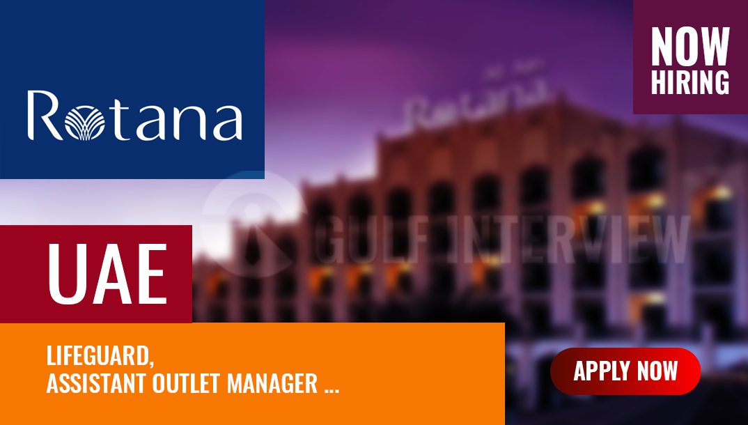 Rotana Careers, Dubai Hotels New Job Vacancies 2024