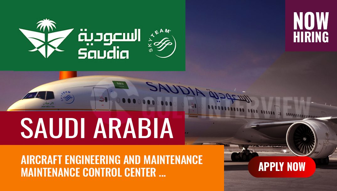 Saudi Airlines Hiring 2024