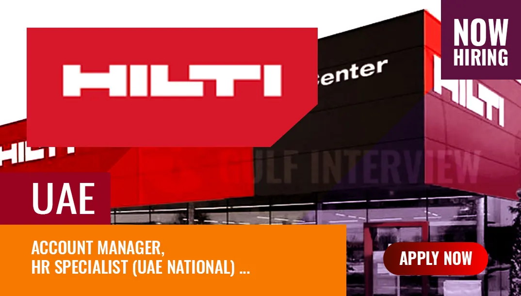 hilti emirates jobs countless vacancies for uae nationals