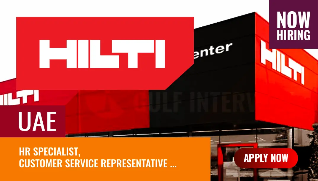 hilti vacancies uae