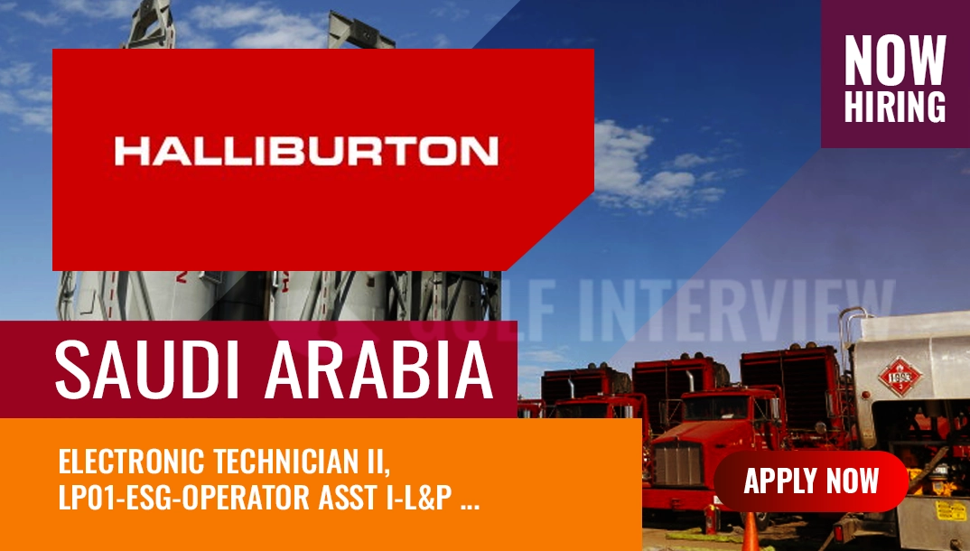 halliburton jobs saudi arabia vacancies