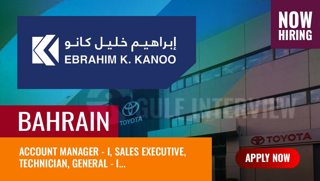 ebrahim k. kanoo jobs bahrain 2025