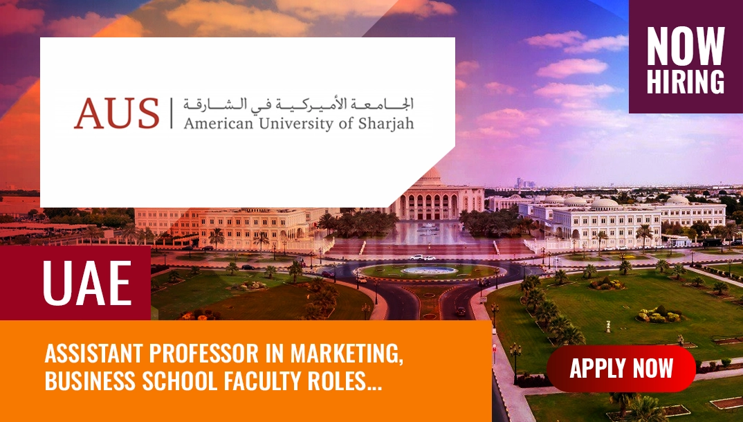 american university of sharjah vacancies