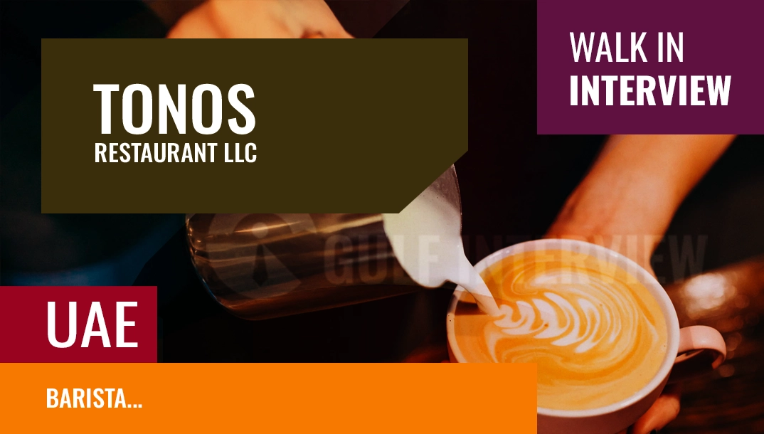 barista job in dubai