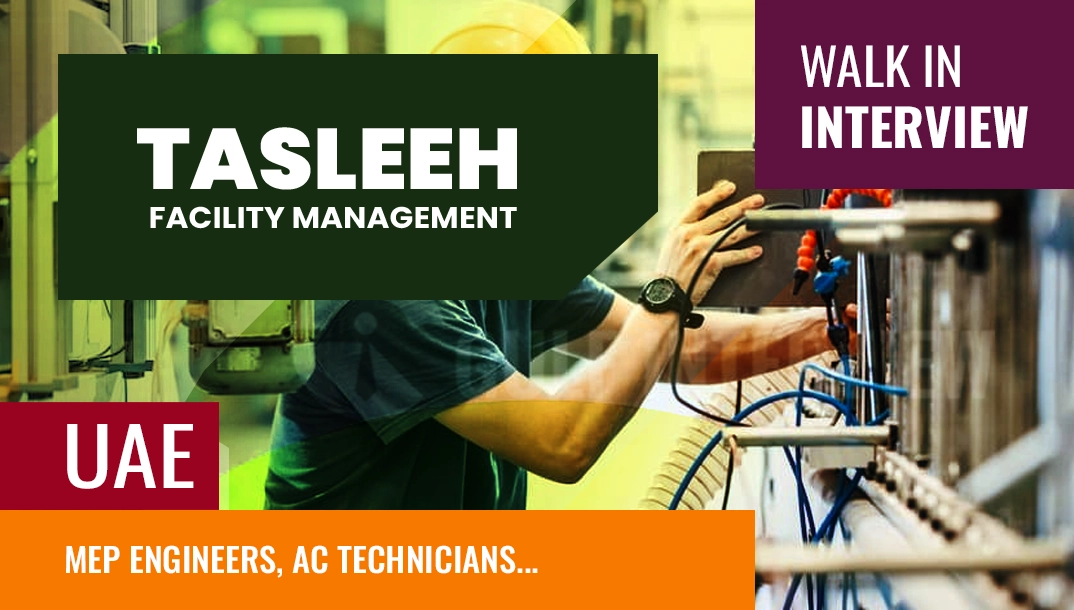 tasleeh facility management interview in dubai